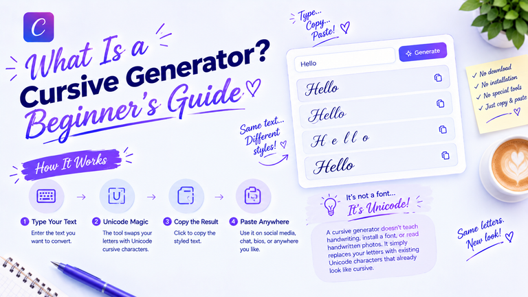 what is a cursive generator