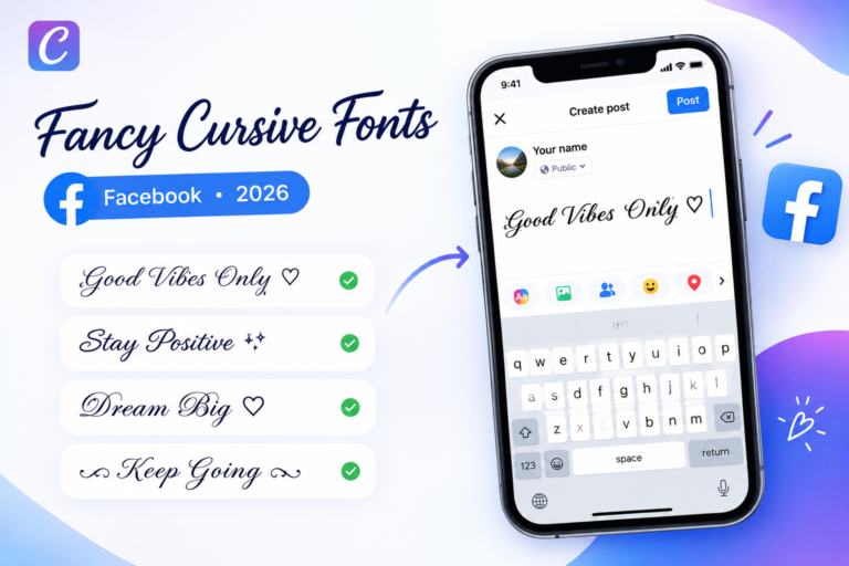 cursive fonts