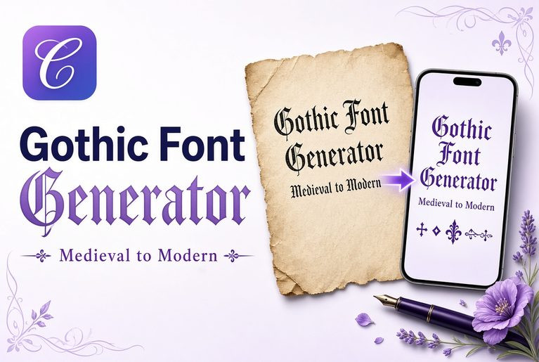 Gothic Font Generator