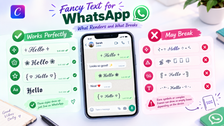 fancy text for whatsapp